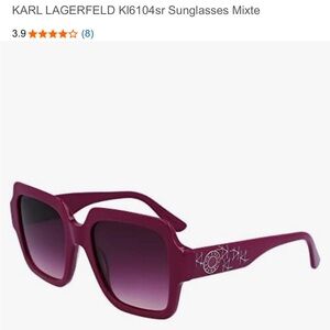Karl Lagerfeld Purple Sunglasses New to big for my face